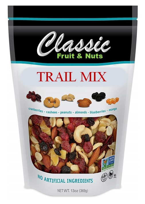 Trail Mix, Nuts, Dried Fruit